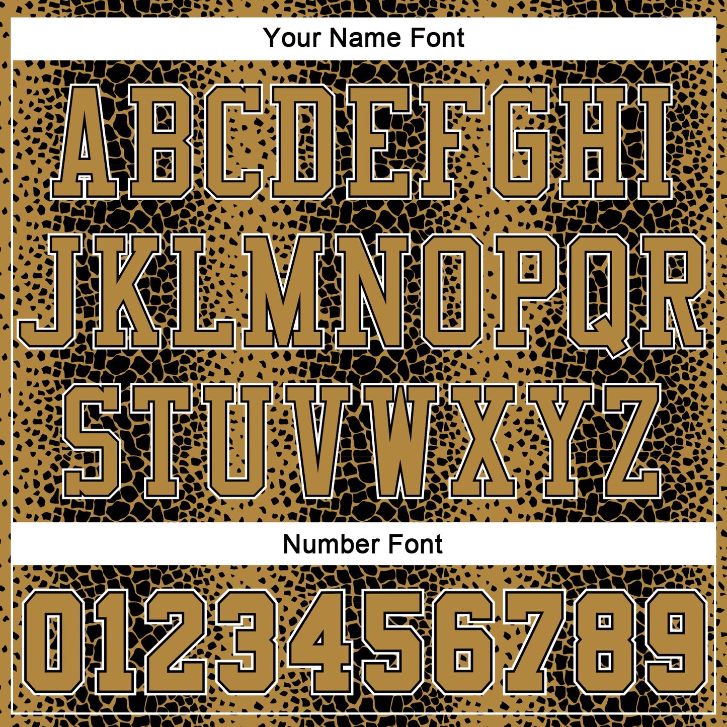 Custom Black Old Gold-White Animal Fur Print Round Neck Sublimation Basketball Suit Jersey