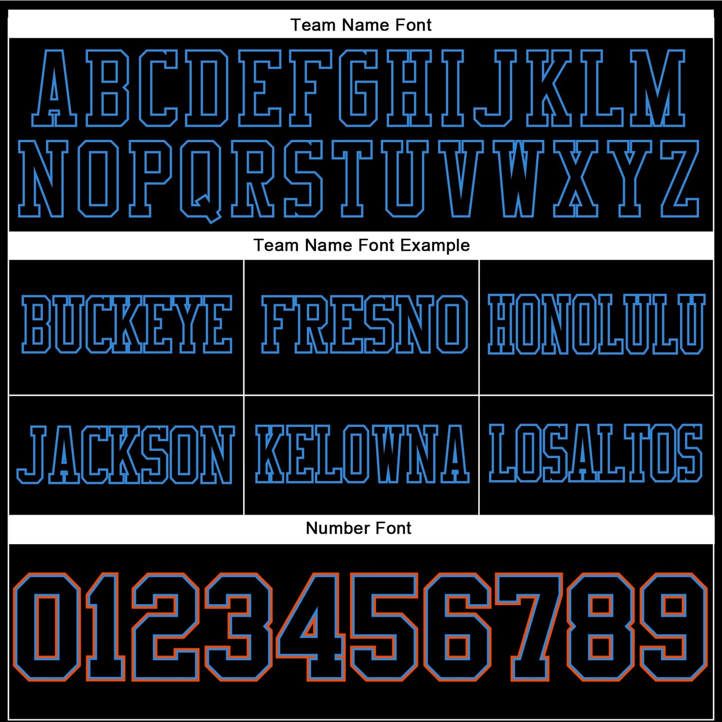 Custom Black Electric Blue-Orange Mesh Authentic Football Jersey