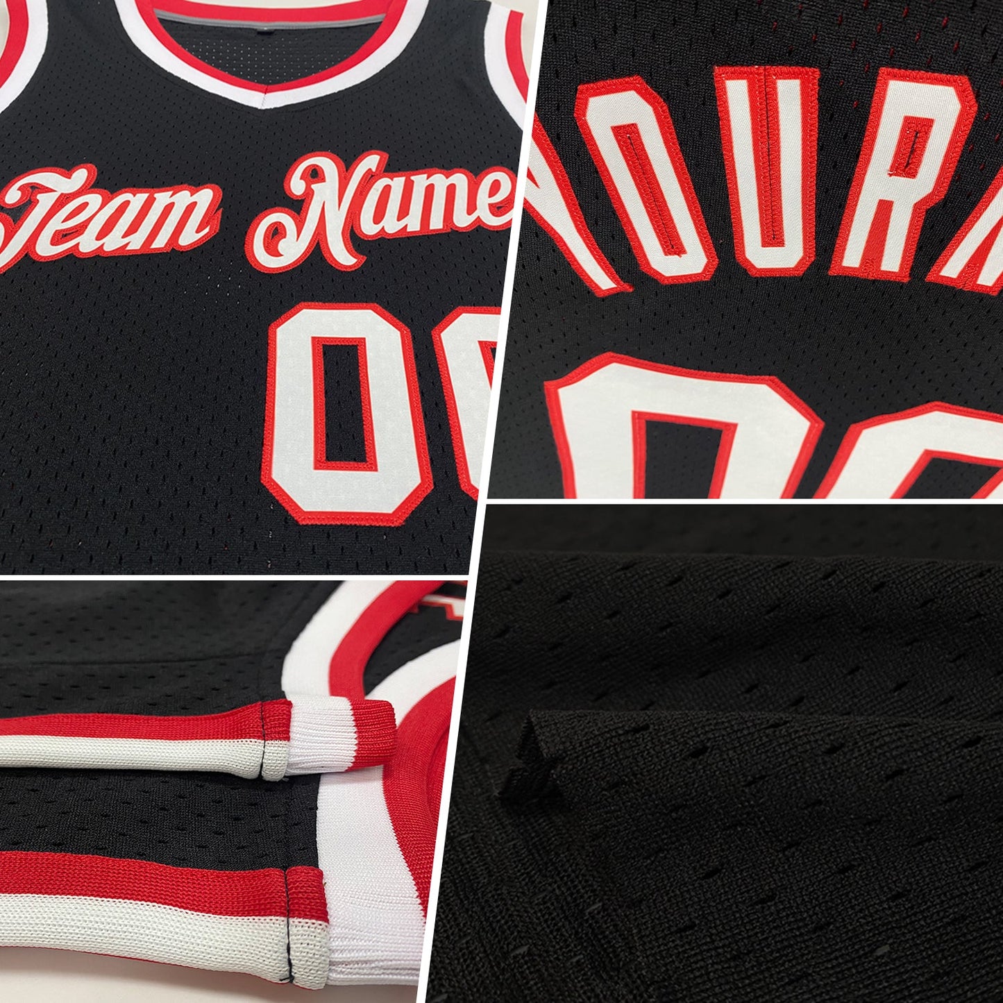 Custom Black Pink-White Authentic Throwback Basketball Jersey