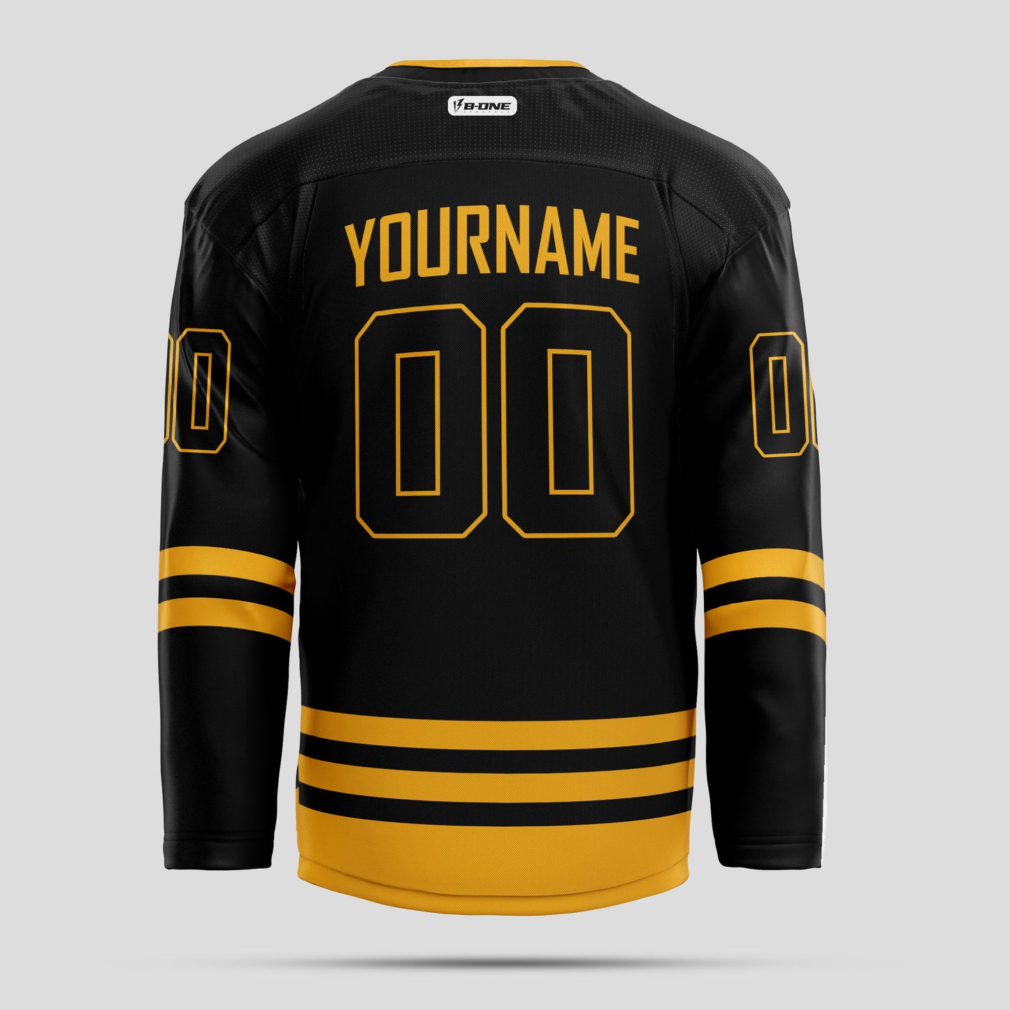 Custom Black and Yellow Premium Quality Baseball Jersey