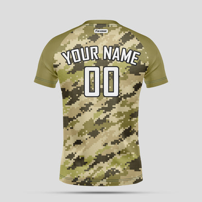 Custom Club Team Name Soccer Jerseys – Camo Green Personalized Uniforms