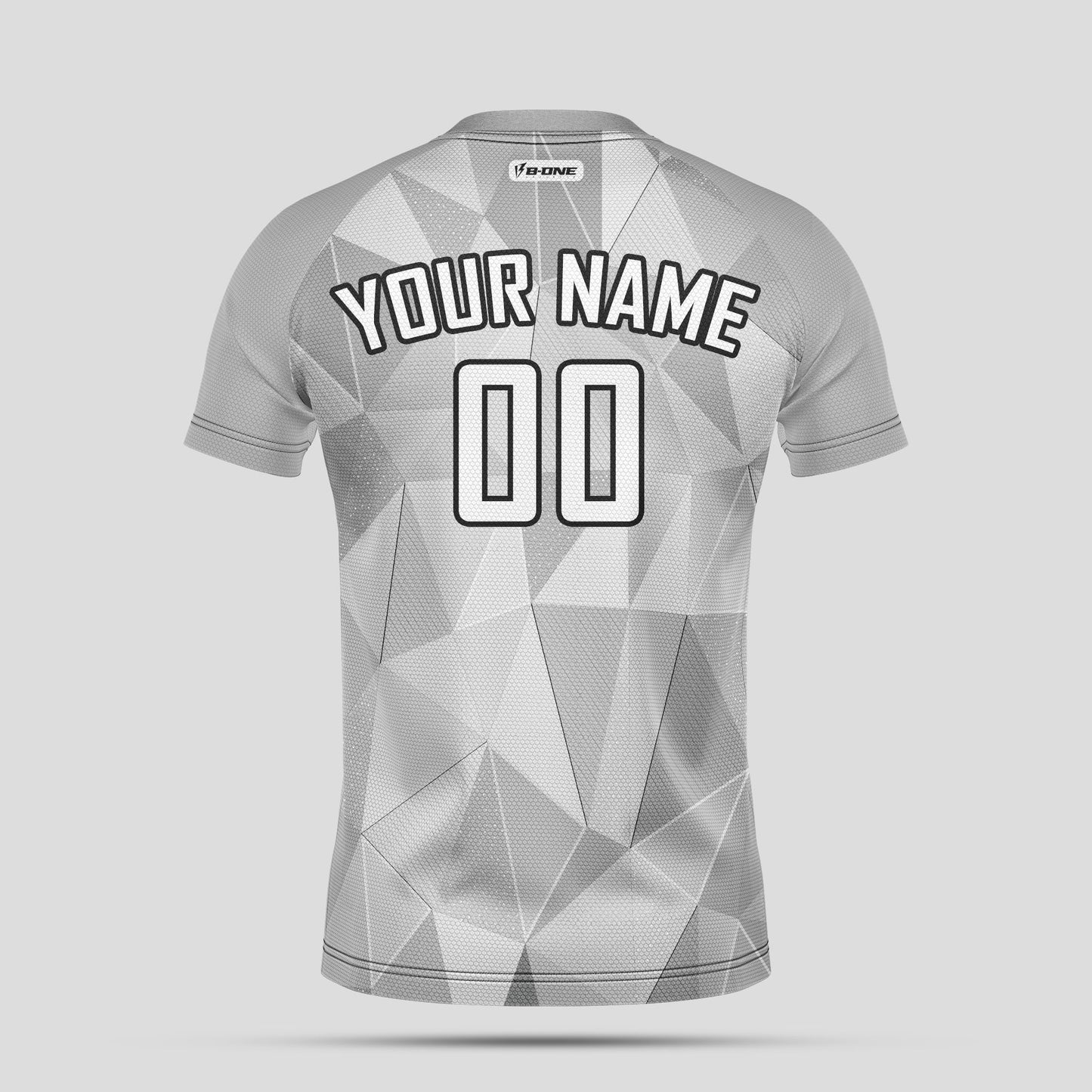 Custom Club Team Name Soccer Jerseys – Gray Pattern Personalized Uniforms