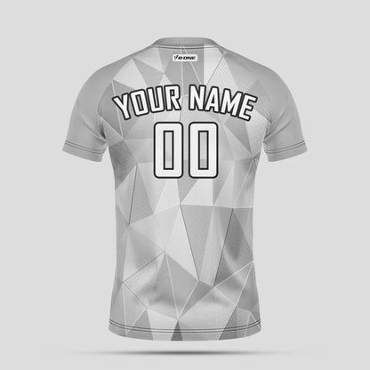 Custom Club Team Name Soccer Jerseys – Gray Pattern Personalized Uniforms