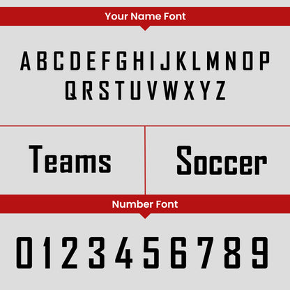 Custom Club Team Name Soccer Jerseys – Gray Pattern Personalized Uniforms