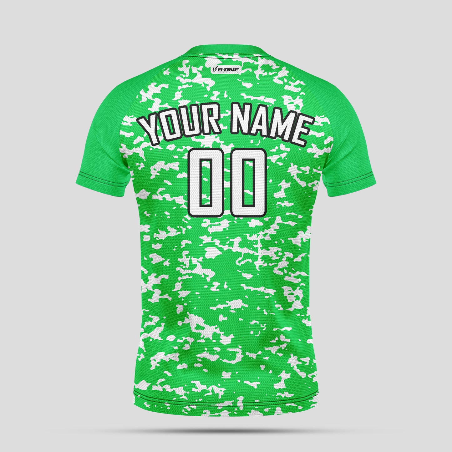 Custom Club Team Number Soccer Jerseys – Light Green & White Personalized Uniforms