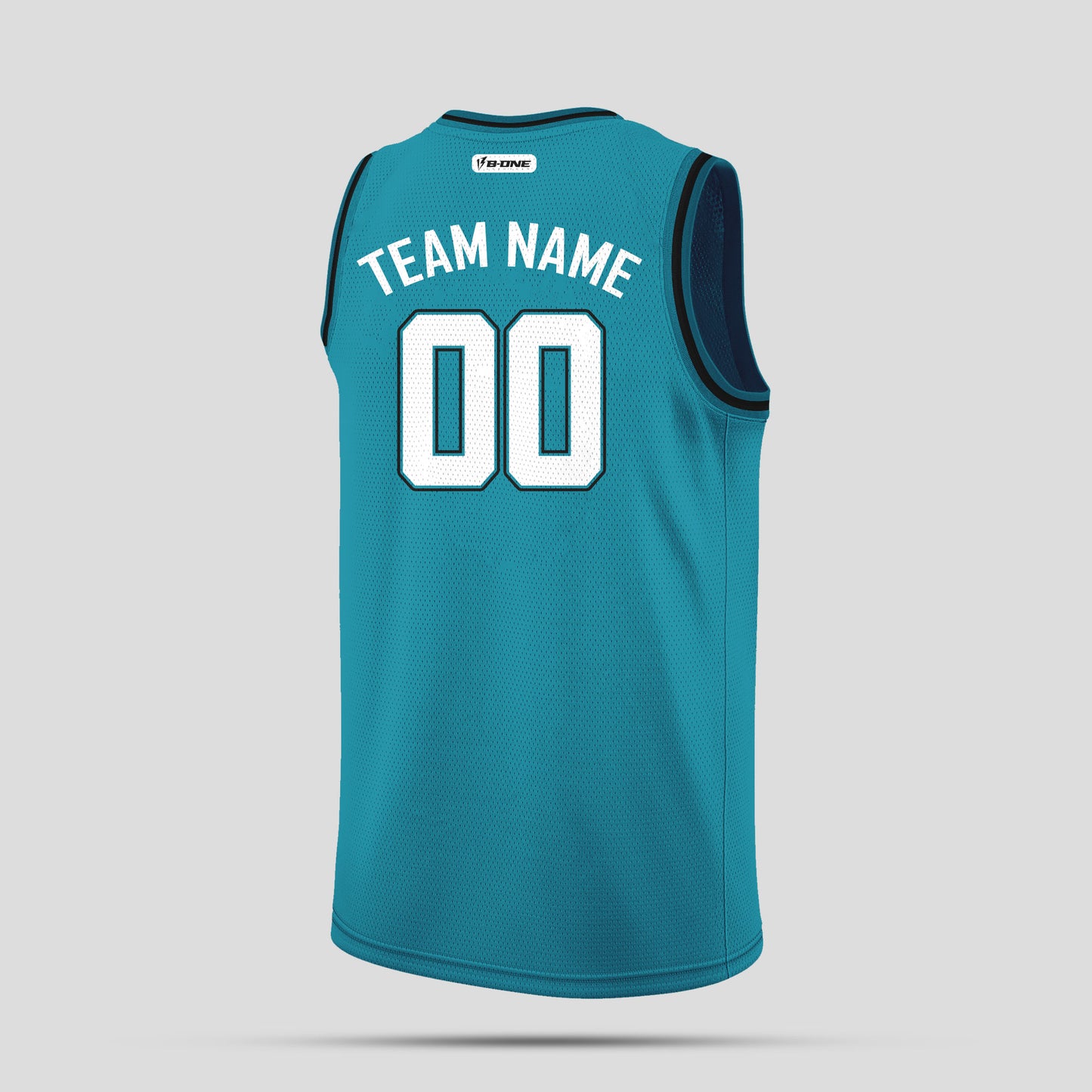 Custom Club Team Number Teal & White Basketball Jerseys – Personalized & Stylish