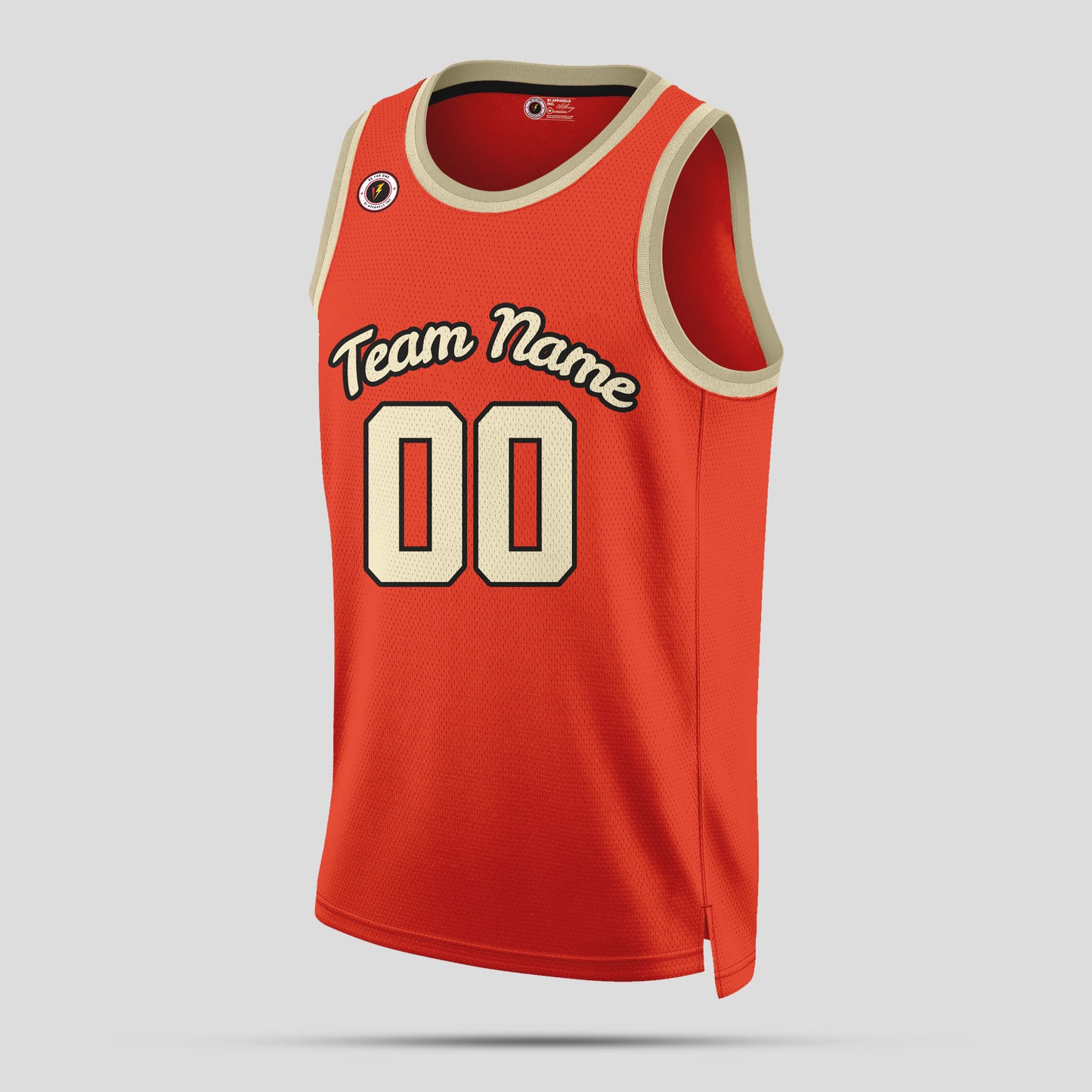 Custom Orange and Gold Basketball Jerseys – Club Team Uniforms