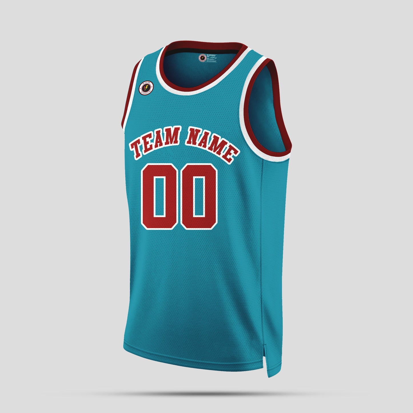 Custom Club Team Teal, Orange & White Basketball Jerseys – Vibrant & Personalized