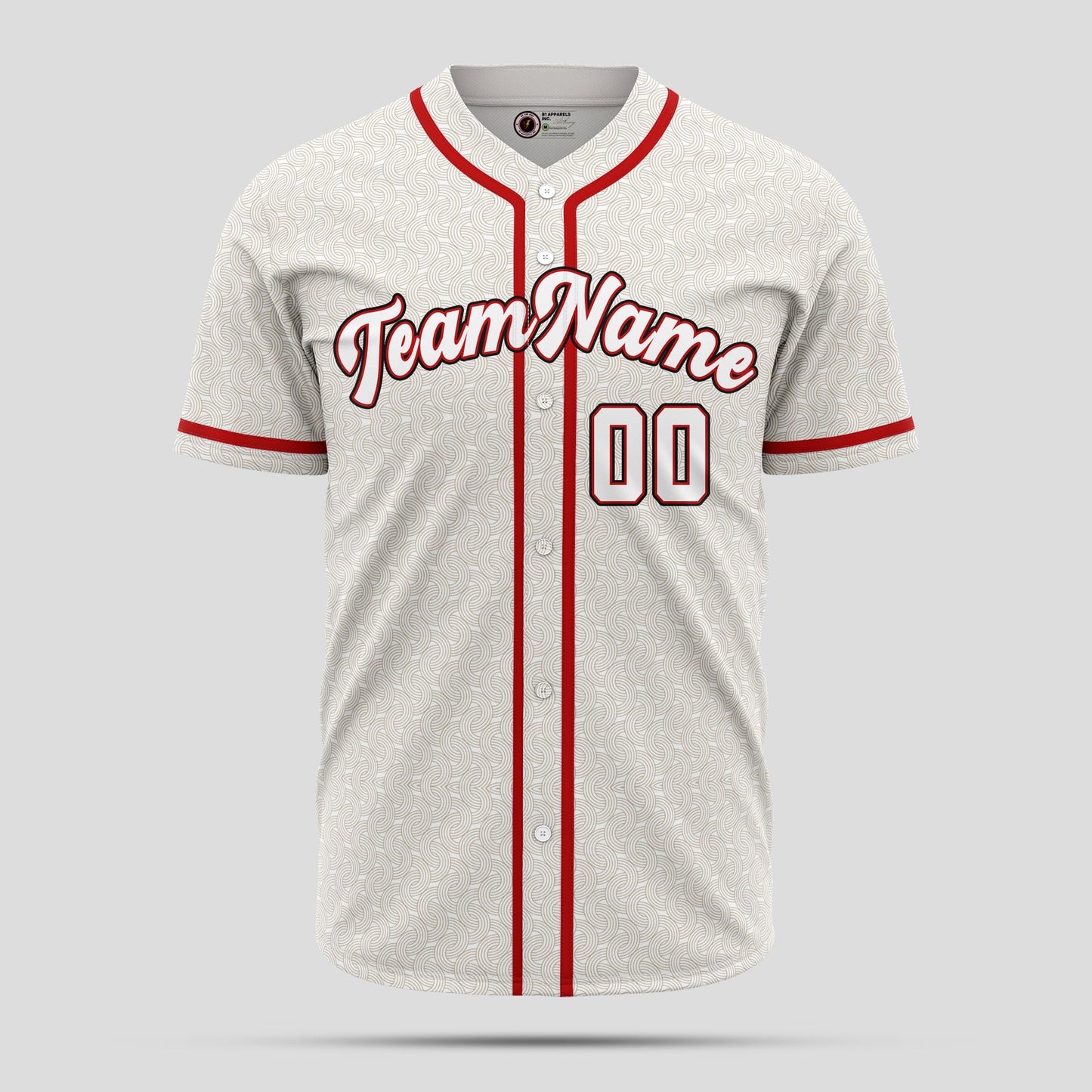 Custom Cream Red Baseball Jersey - Premium Team Uniform