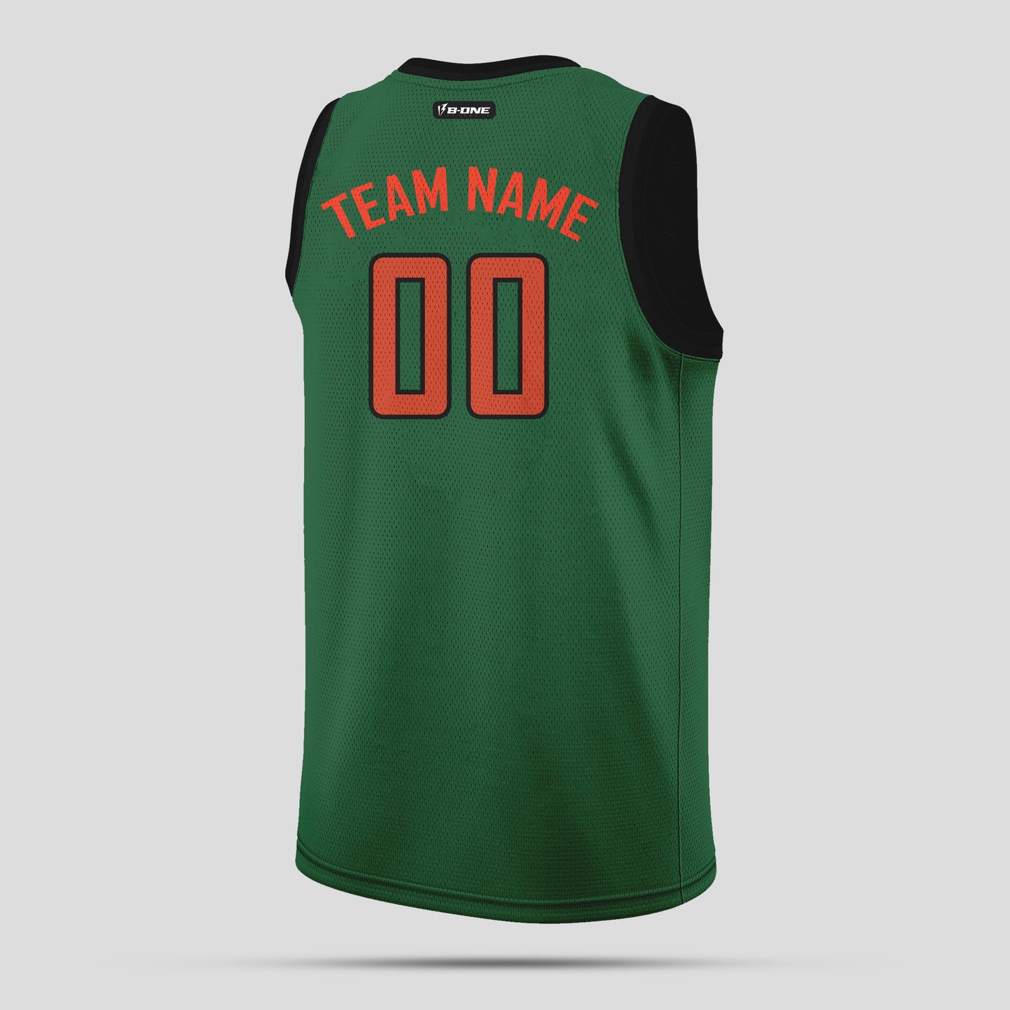 Custom Green and Orange Basketball Jerseys – High-Quality Team Uniforms