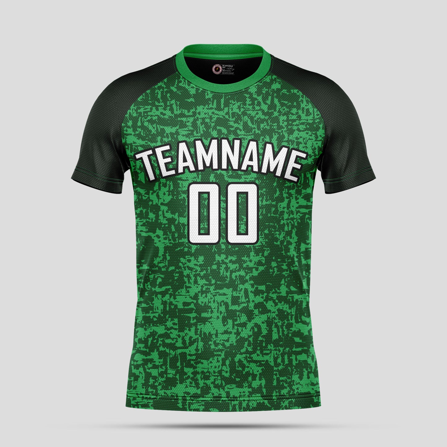 Custom High-Quality Green & Black Soccer Jerseys – Premium Personalized Uniforms