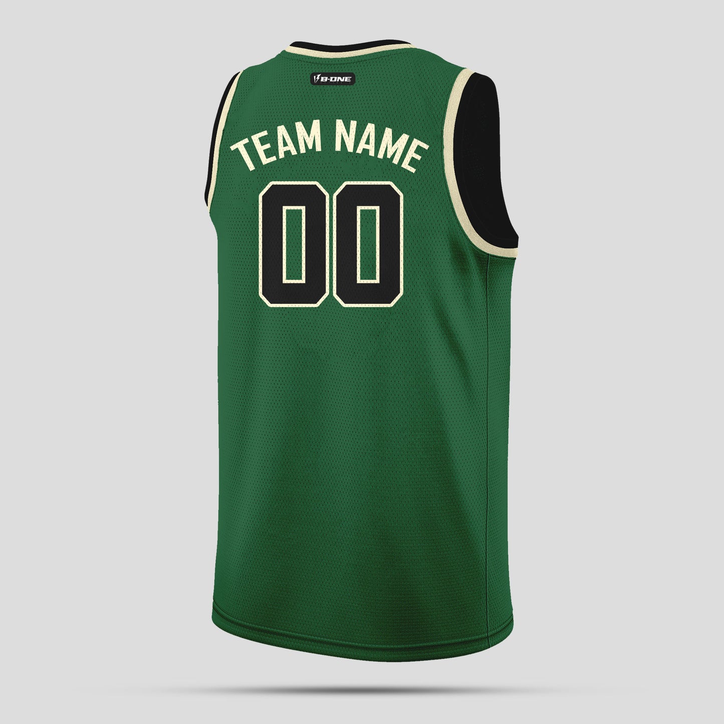 Custom Green, Black, and White Basketball Jerseys – High-Quality Team Uniforms