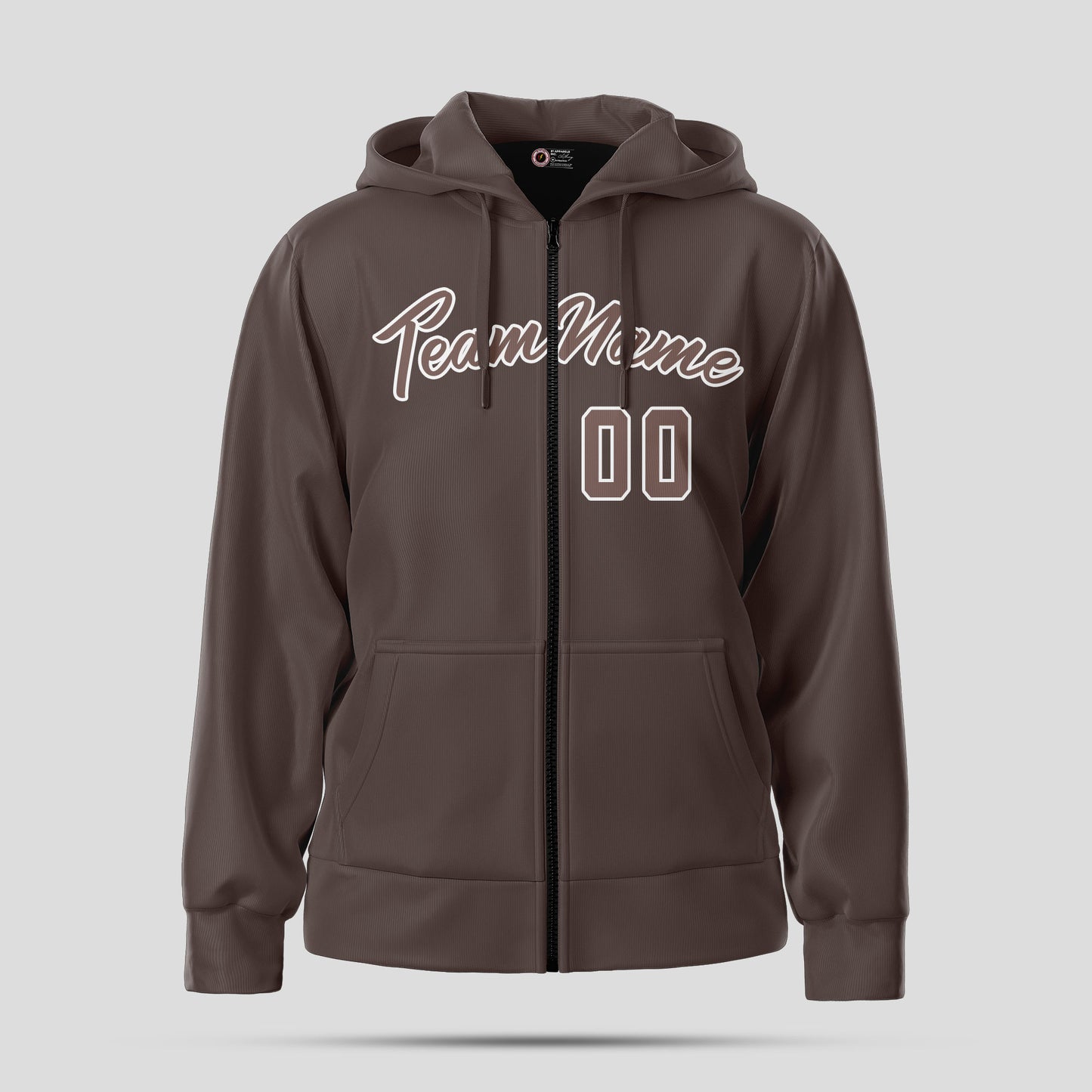 Custom High-Quality Brown Chocolate Pullover Hoodie Sweatshirt