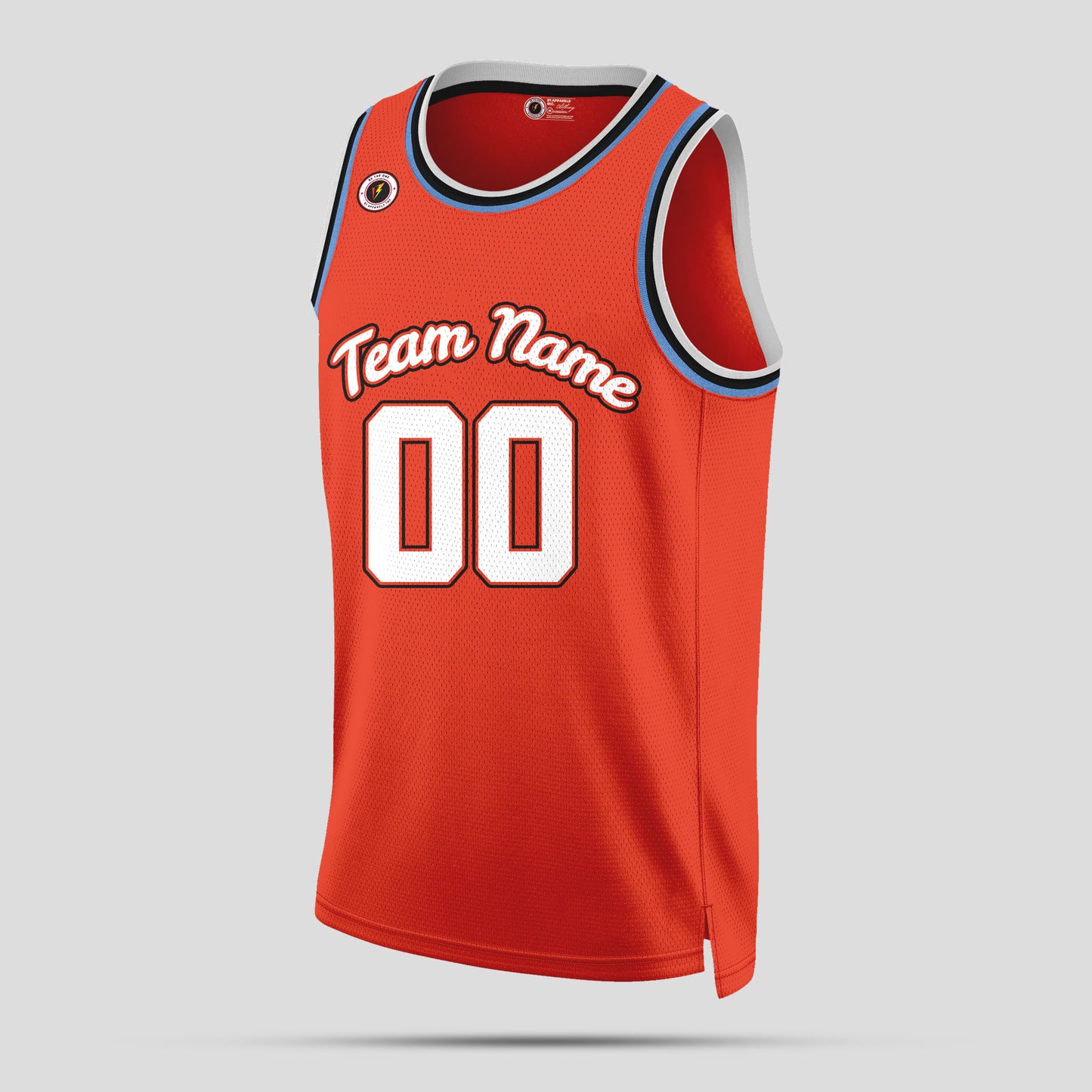 Custom High-Quality Orange and White Basketball Jerseys – Club Team Uniforms