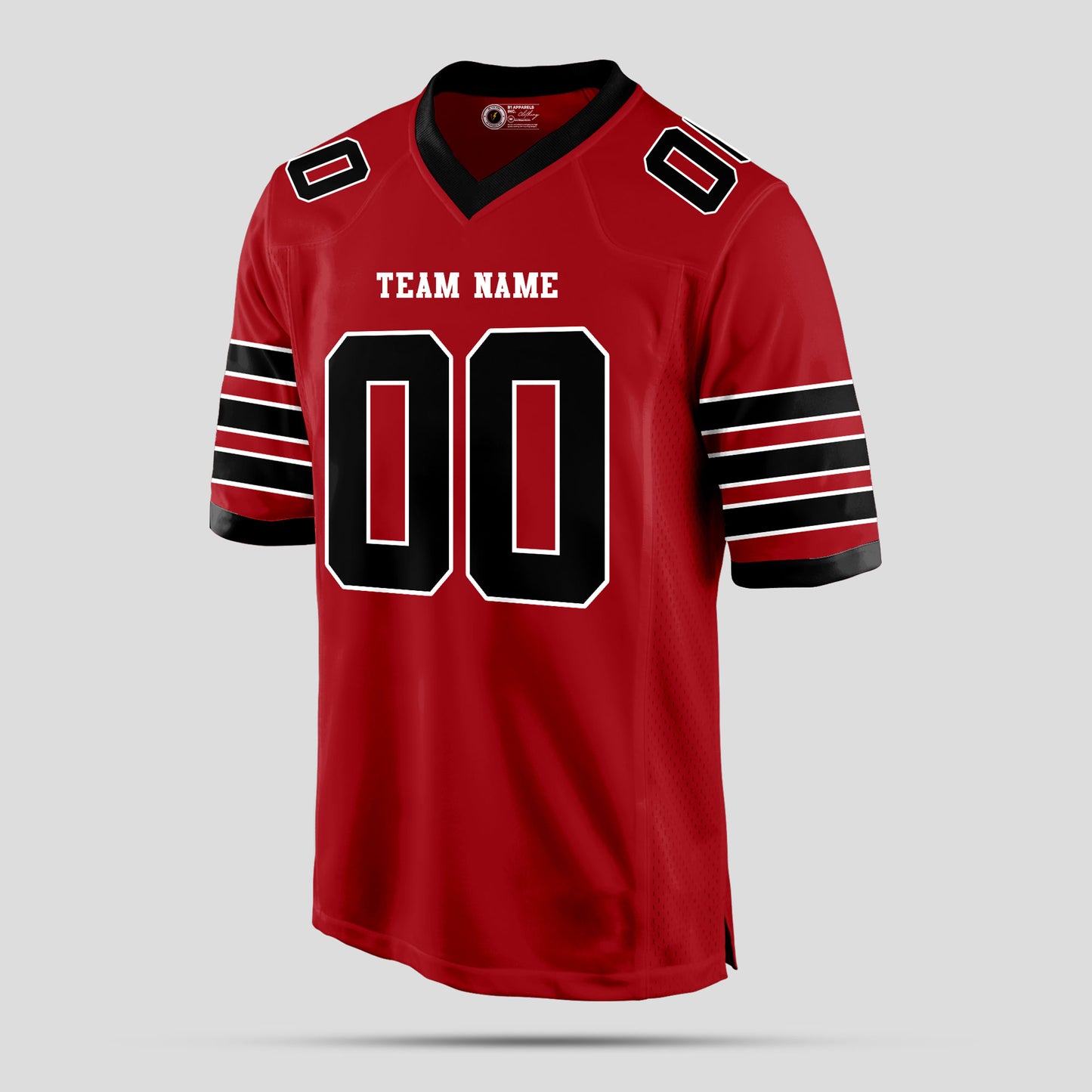 Custom High-Quality Red and Black Football Jersey – Premium Personalized for Superior Performance