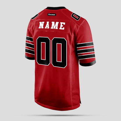 Custom High-Quality Red and Black Football Jersey – Premium Personalized for Superior Performance