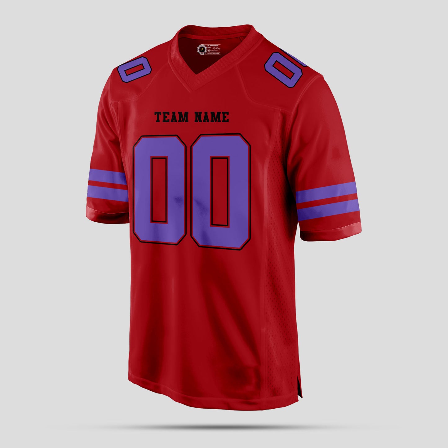 Custom High-Quality Red and Purple Football Jersey – Personalized for Top Performance and Style