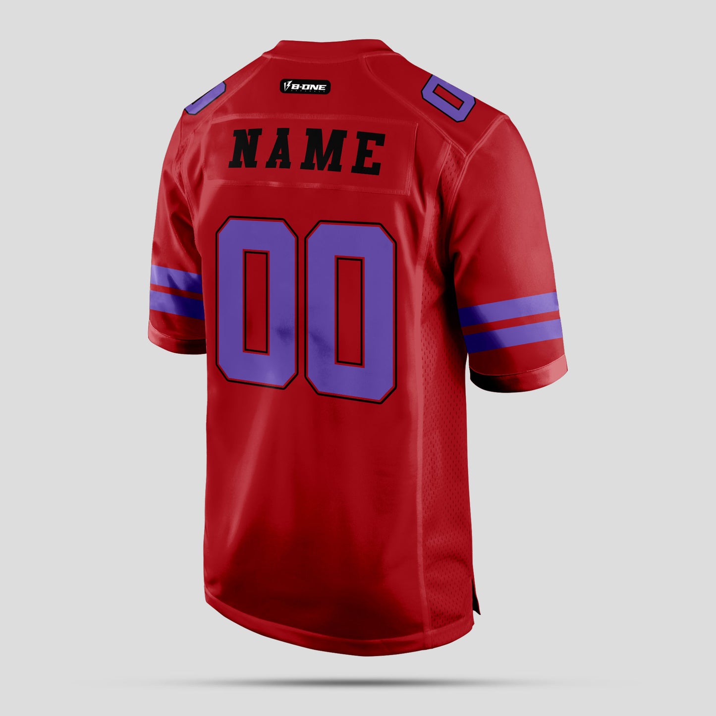 Custom High-Quality Red and Purple Football Jersey – Personalized for Top Performance and Style