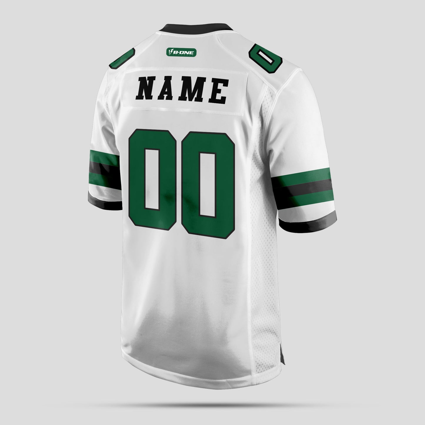 Custom High-Quality White and Green Authentic Football Jersey – Premium Sportswear