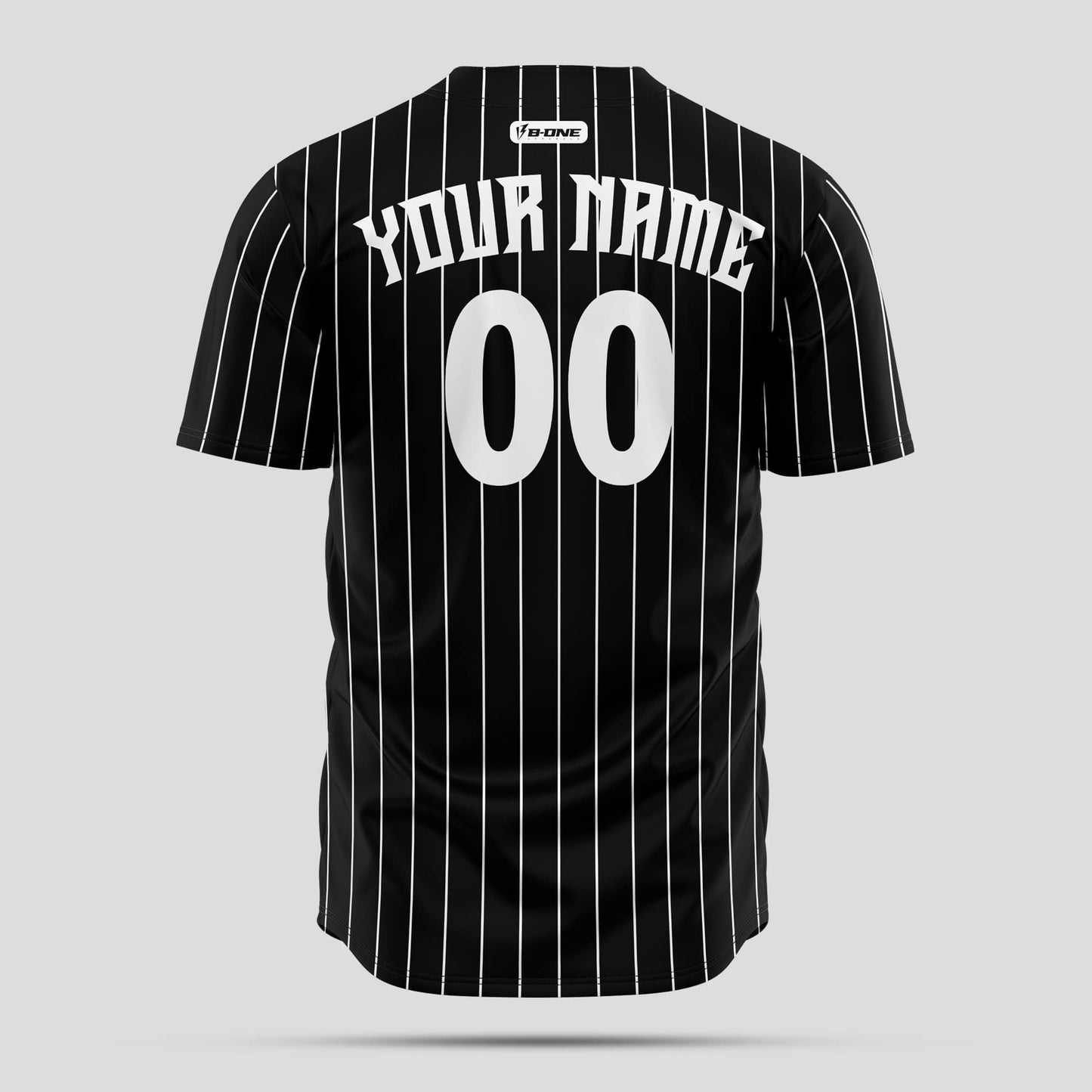 Custom New Design Black Pinstripe Authentic Baseball Jersey