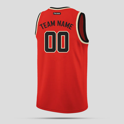 Custom Premium Quality Orange and Black Basketball Jerseys – Team Uniforms