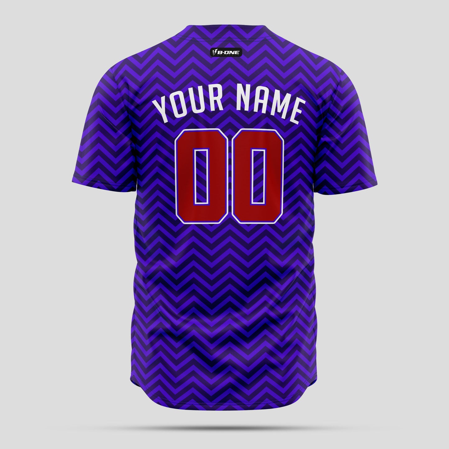 Custom Purple, Orange & White High-Quality Baseball Jersey