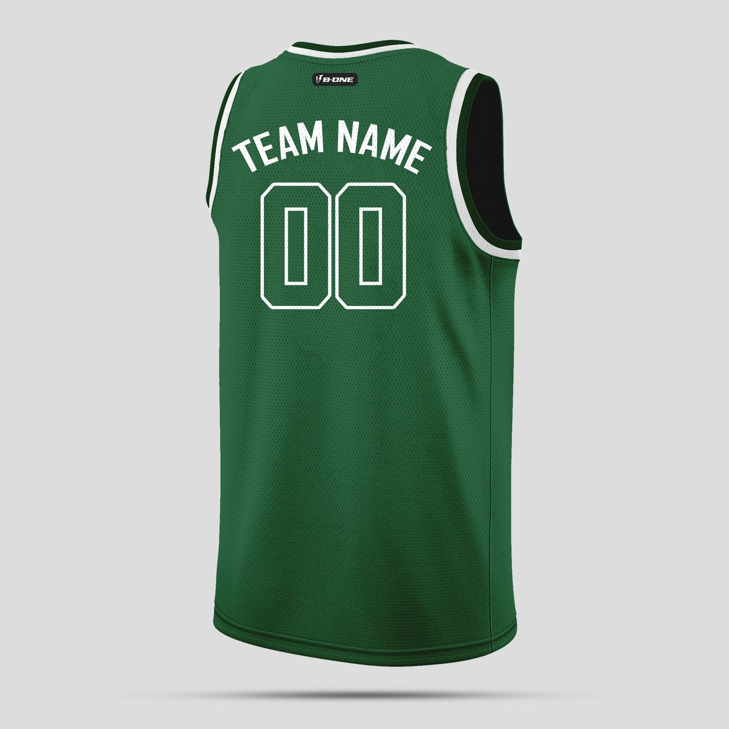 Custom Green and White Basketball Jerseys – Club Team Name Uniforms