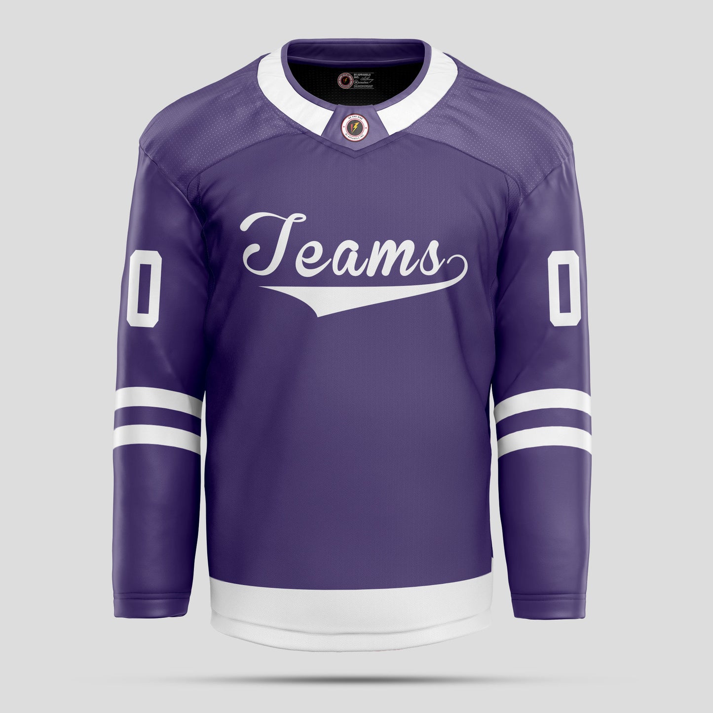 Custom Navy and White Team Club Hockey Jersey - Premium Personalized Uniform