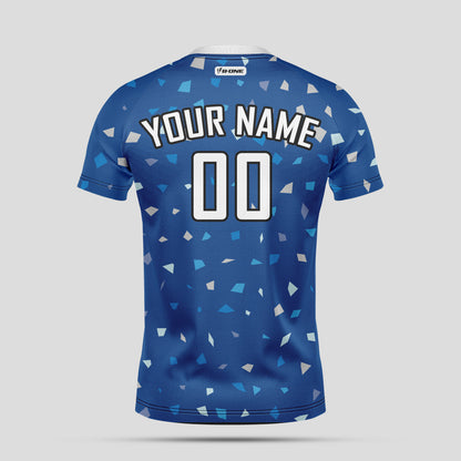 Custom Team Club Soccer Jerseys – Blue & White with Player Numbers