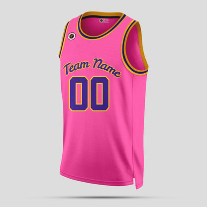 Custom Team Club Pink & Blue Basketball Jerseys – Personalized & Bold