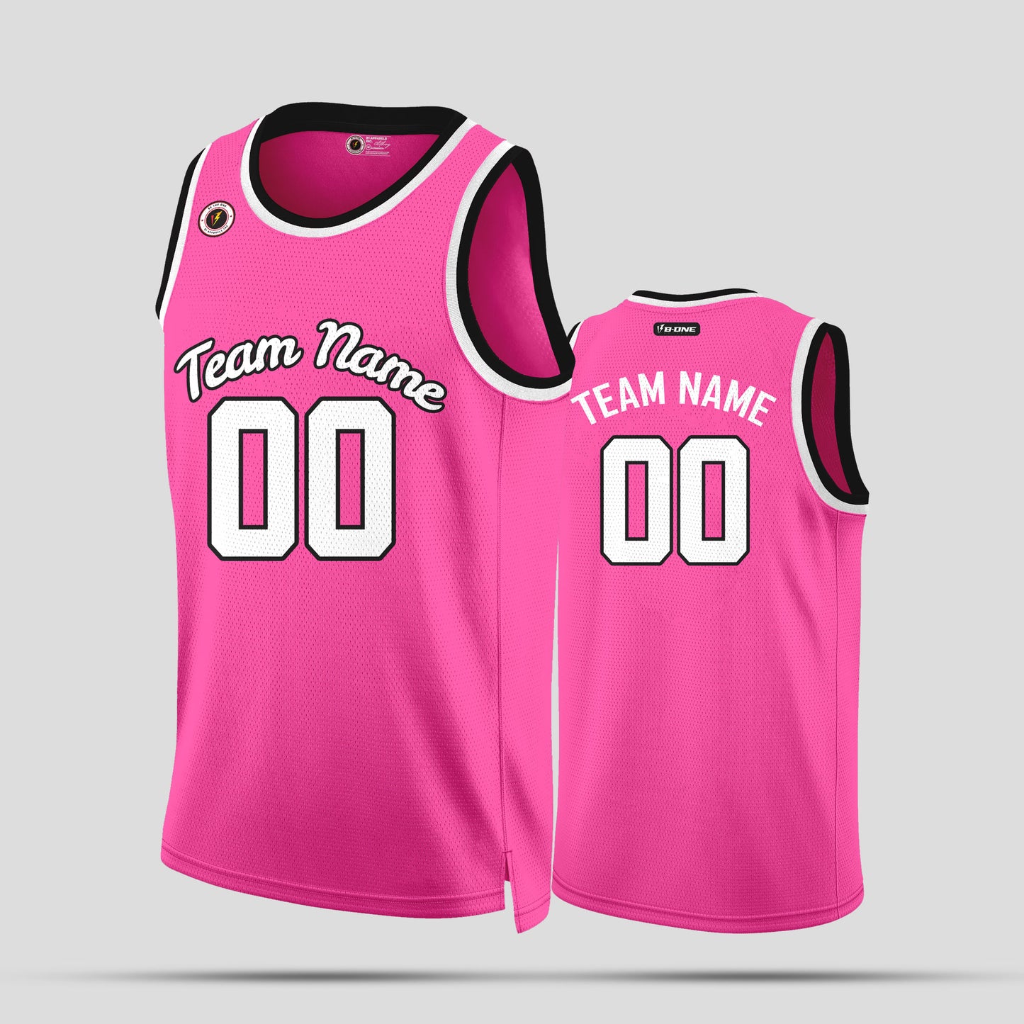 Custom Team Club Pink & White Basketball Jerseys – Personalized & Stylish