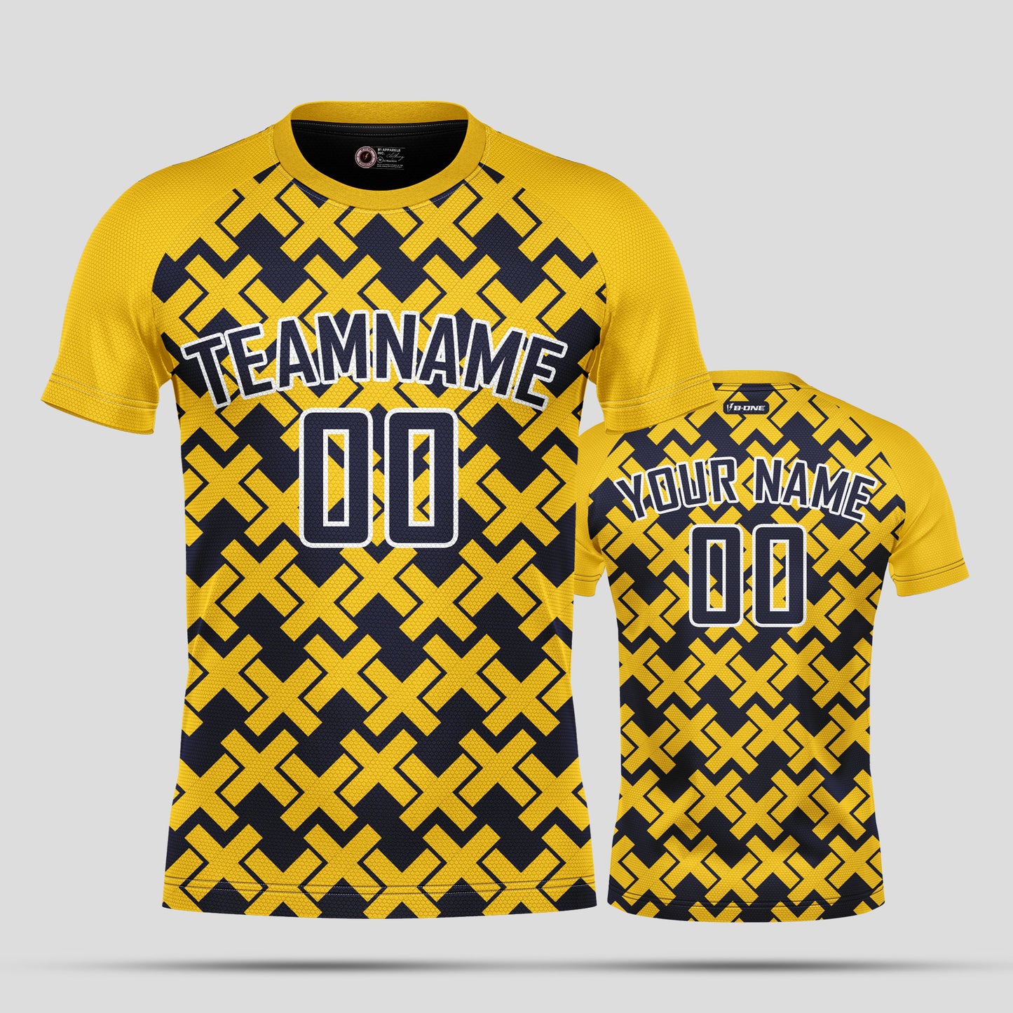 Custom Yellow & Black Soccer Jerseys for High-Intensity Testing Teams