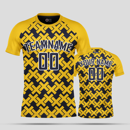 Custom Yellow & Black Soccer Jerseys for High-Intensity Testing Teams
