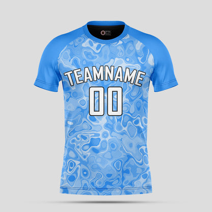 Custom Blue Soccer Jerseys for High-Performance Team Testing