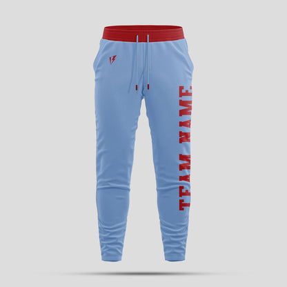 Custom High-Performance Light Blue Team Pants – Personalized Athletic Gear