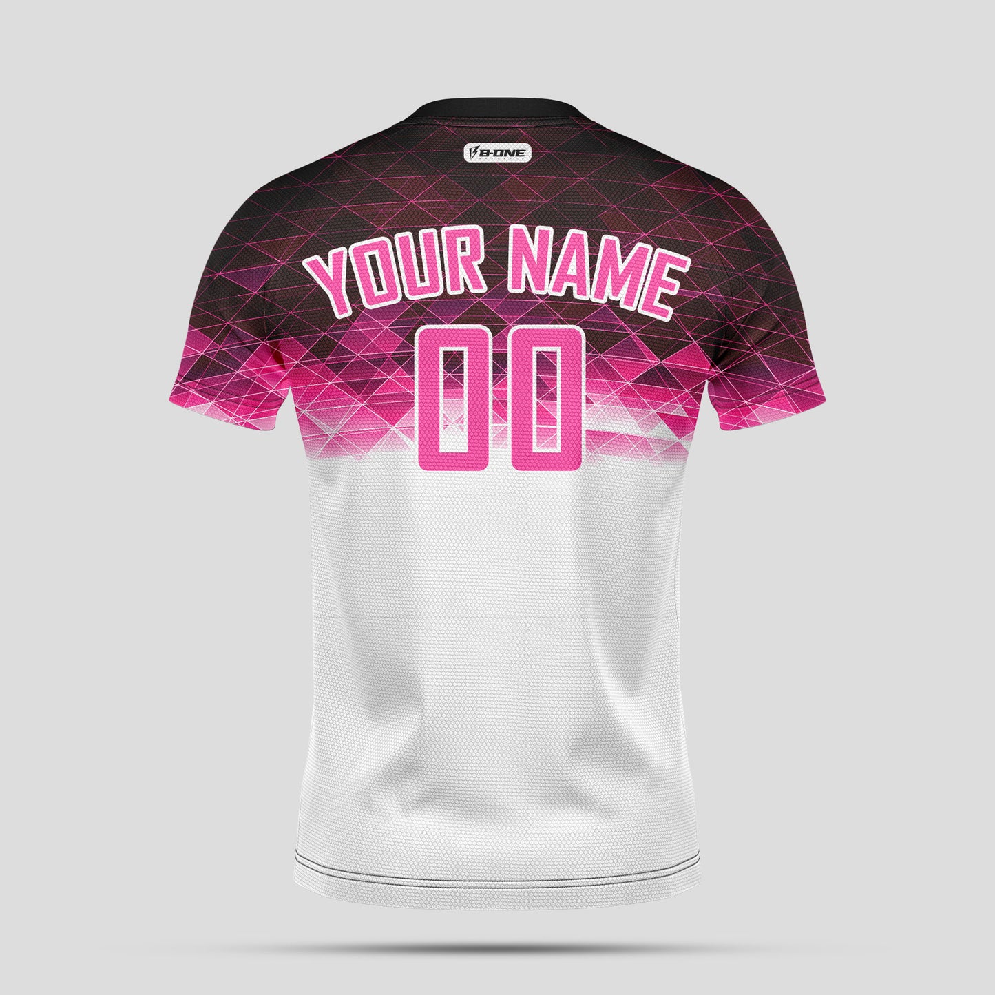 Custom White, Black & Pink Soccer Jerseys for High-Performance Testing