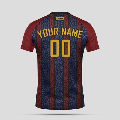 Custom Black, Red & Yellow Soccer Jerseys with Team Name – Personalized Sportswear