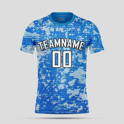 Custom Blue Soccer Jerseys with Personalized Team Nam