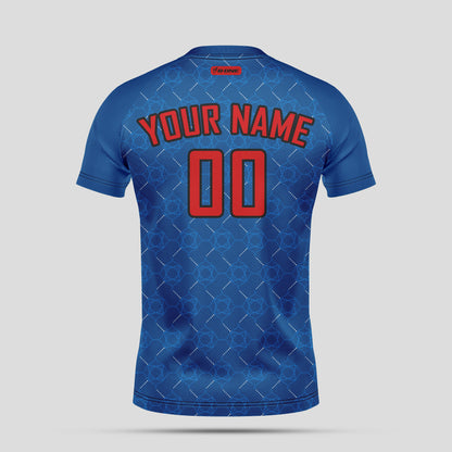 Custom Blue Soccer Jerseys with Personalized Team Name