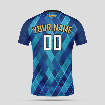 Custom Blue Soccer Jerseys with Personalized Team Name