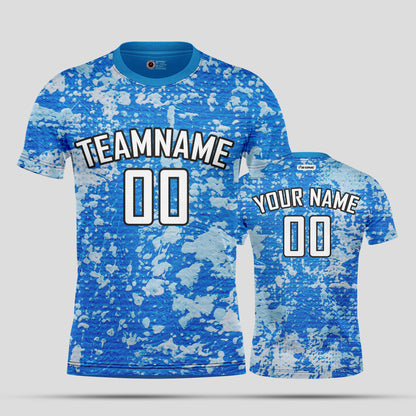 Custom Blue Soccer Jerseys with Personalized Team Nam