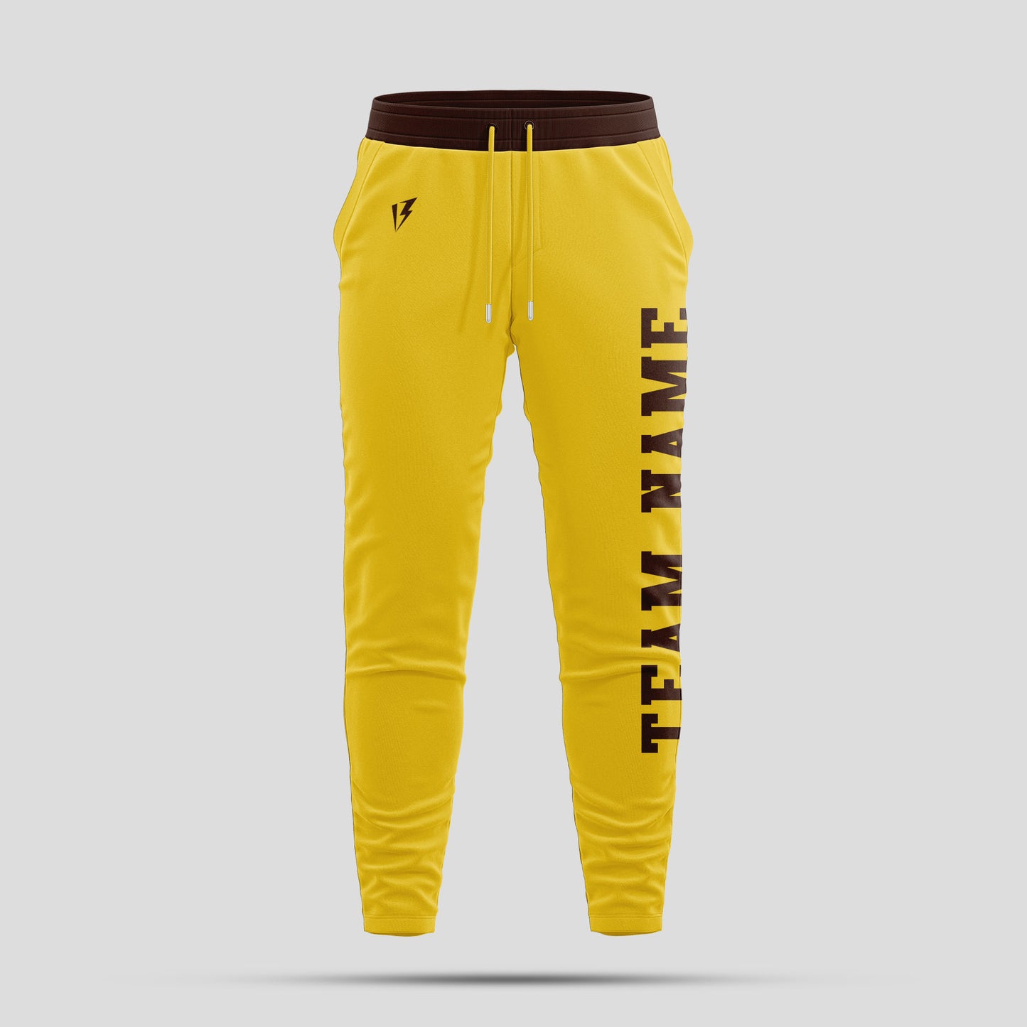 Custom Gold Pants with Personalized Team Name