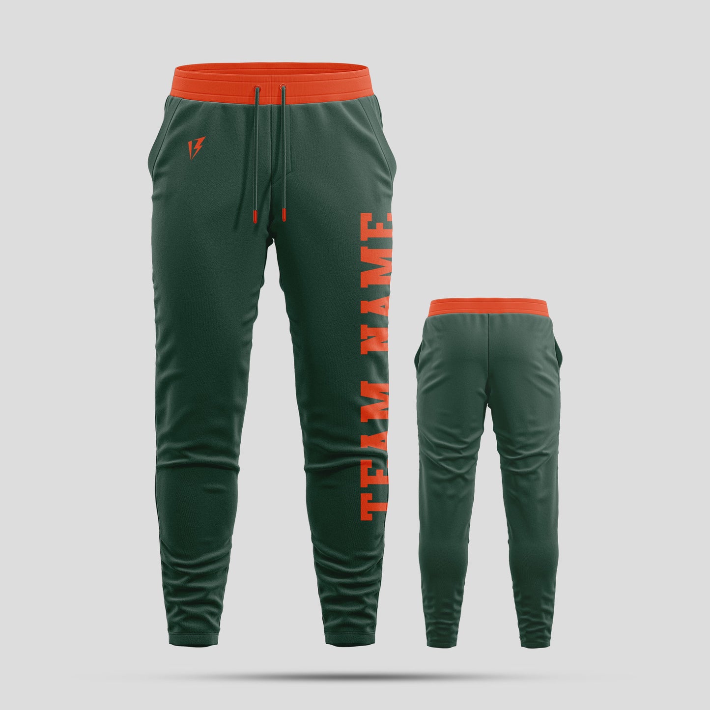 Custom Green Pants with Personalized Team Name