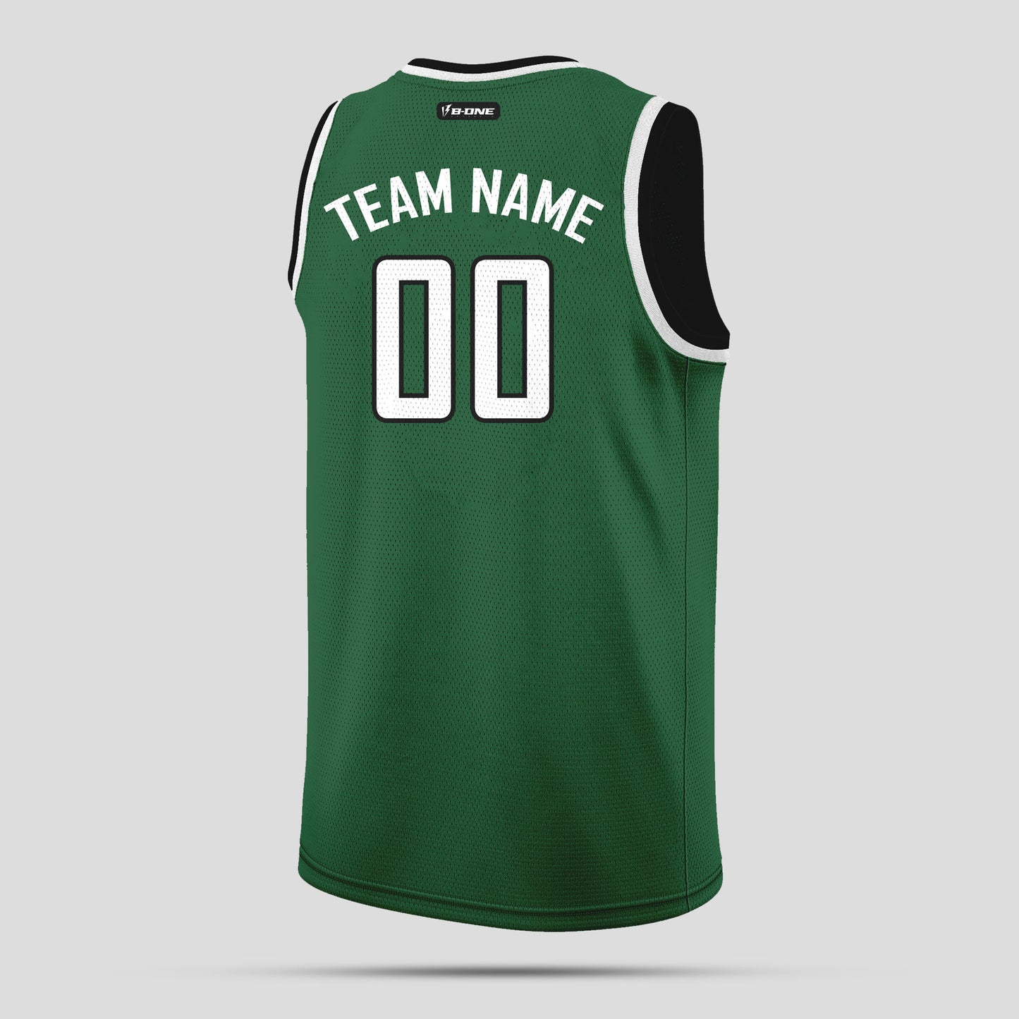 Custom Green and White Basketball Jerseys – Personalized Team Name Uniforms