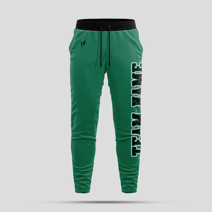 Custom Kelly Green Pants with Personalized Team Name