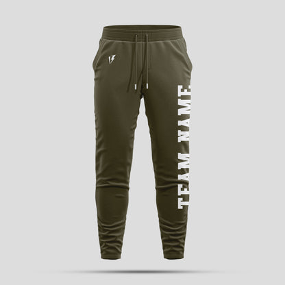 Custom Team Name Olive Pants – Personalized Team Sportswear for Peak Performance