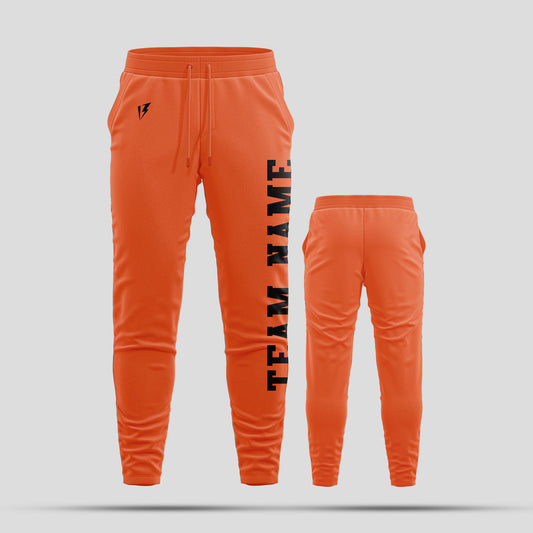 Custom Team Orange Performance Pants – Personalized Athletic Gear