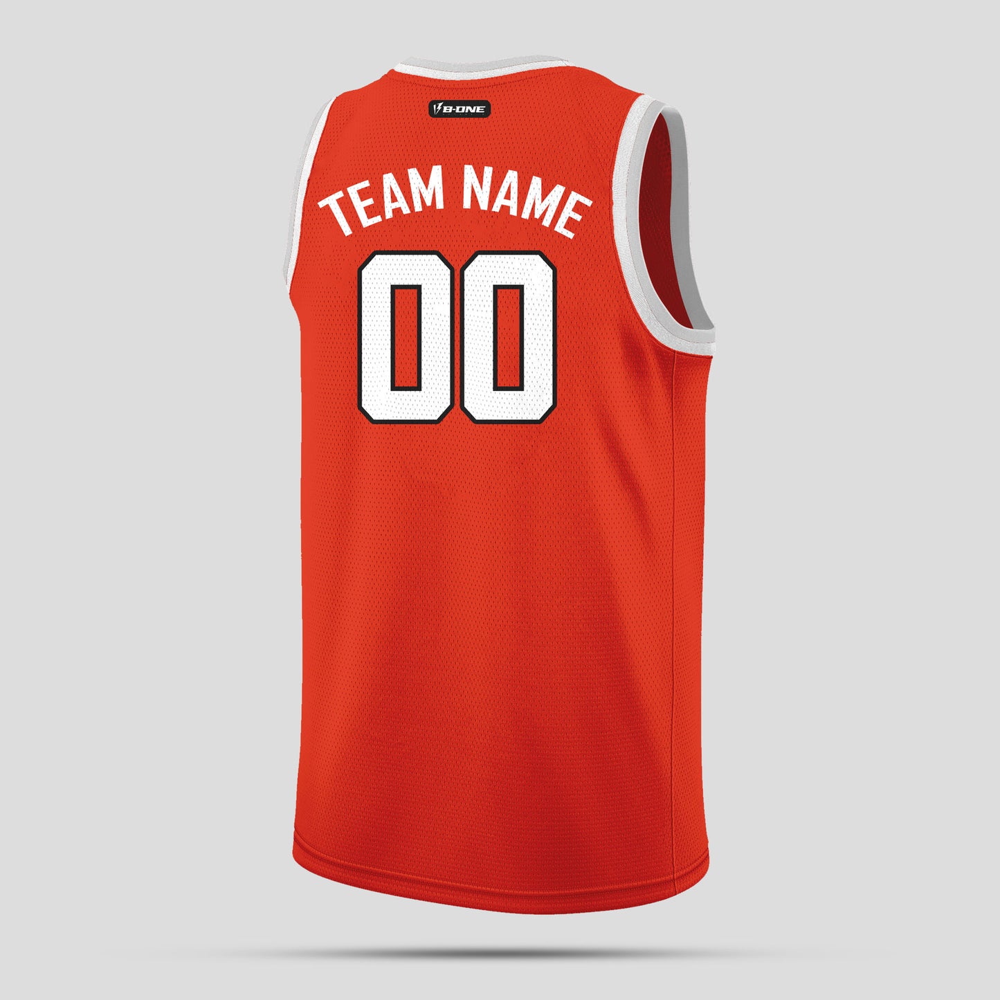 Custom Orange and White Basketball Jerseys – Team Name Uniforms