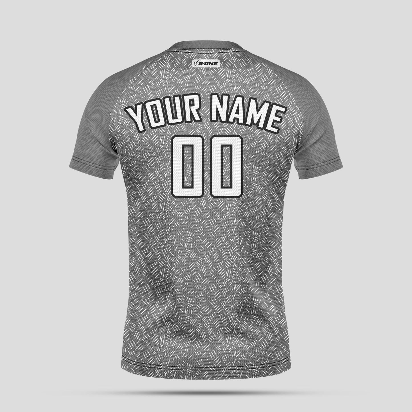 Custom Team Name Soccer Jerseys – White & Gray Personalized Uniforms