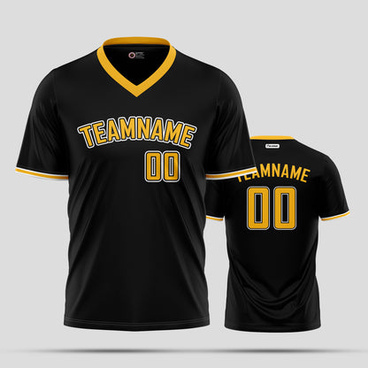 Premium Custom Team Name T-Shirts - Yellow & Black Quality Apparel